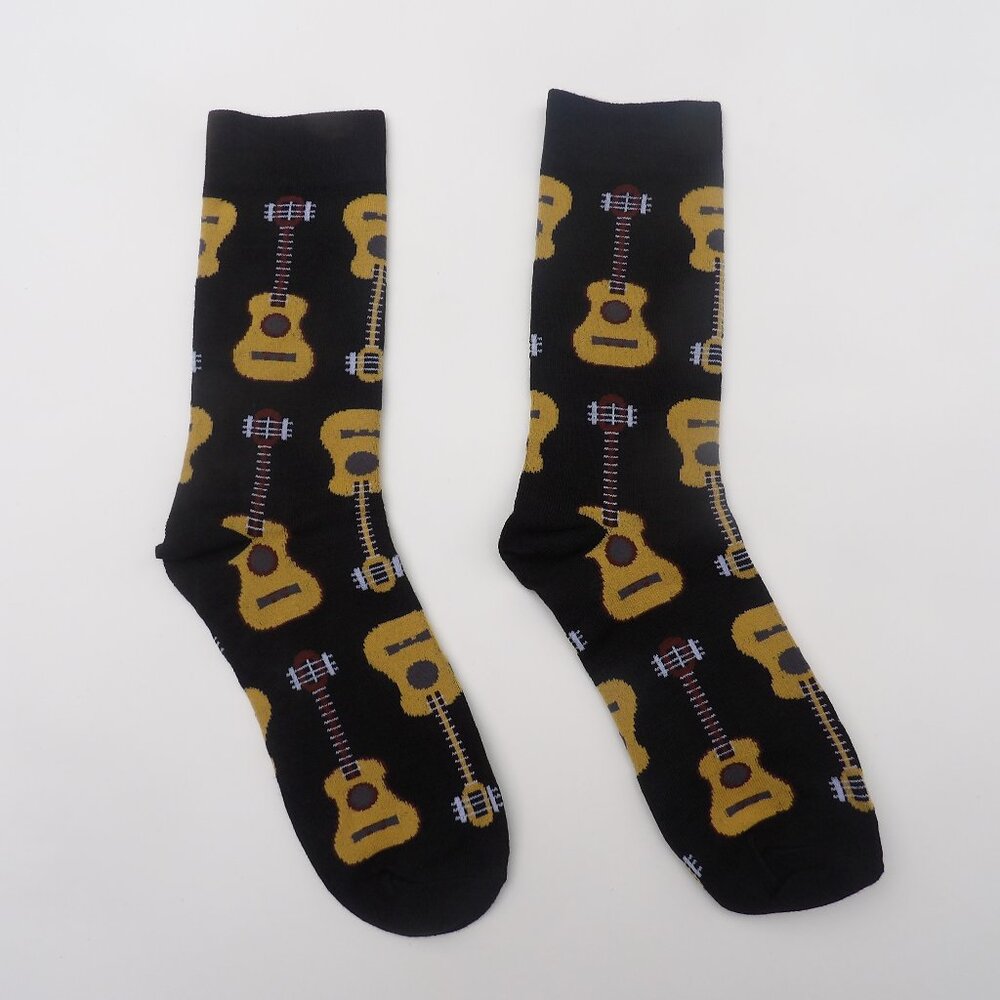 Guitar Print Socks